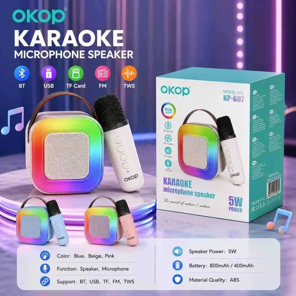 Dječiji karaoke zvučnik s bežičnim mikrofonom
