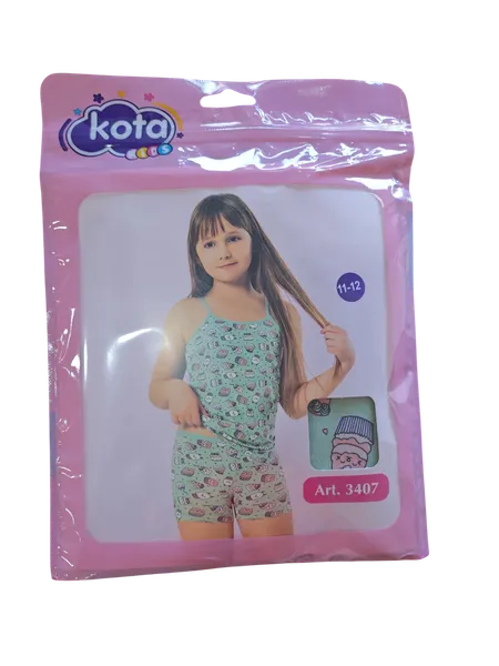 Dječiji ženski komplet potkošulje i bokserice