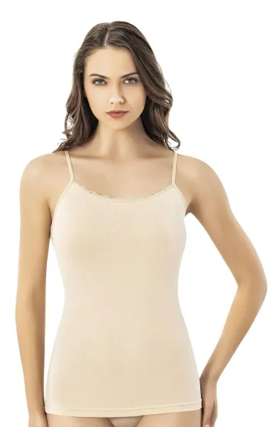 Ženska Potkošulja Viskoza Uska Bretela sa čipkom