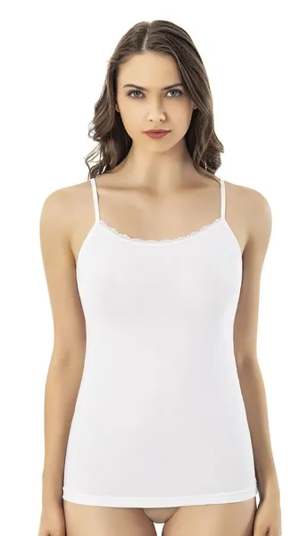 Ženska Potkošulja Viskoza Uska Bretela sa čipkom