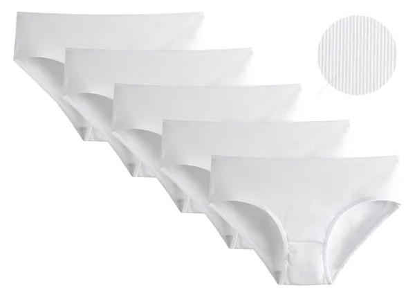 Ženske Gaćice Poludoboki Rebrasti Model