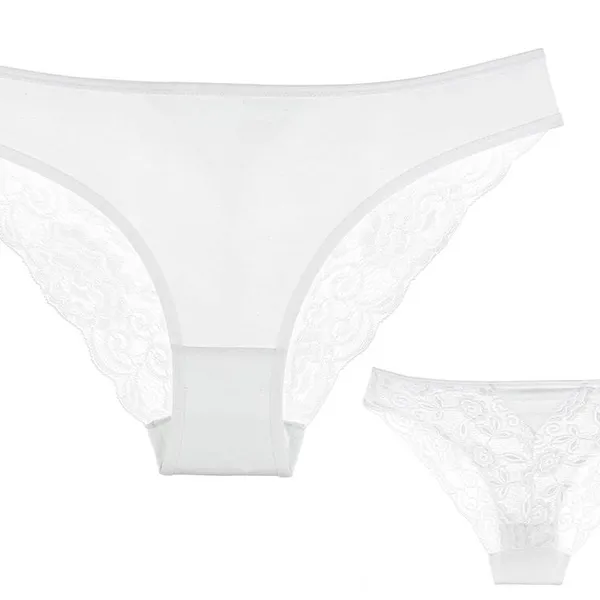 Ženske Gaćice Klasični Model Čipka
