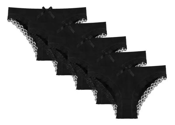 Ženske Gaćice Klasični Model Čipka