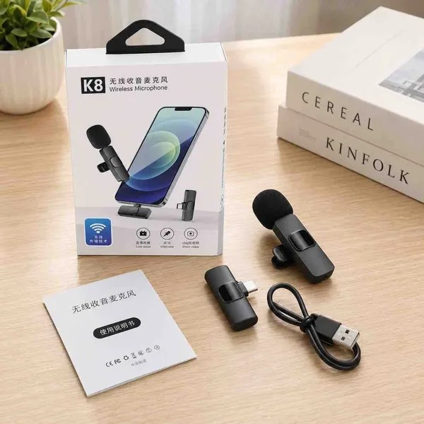 Bežični mikrofon s kopčom za mobitel