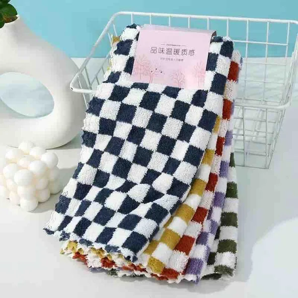 Mekane krpe 30×30 cm, set od 3 — karo