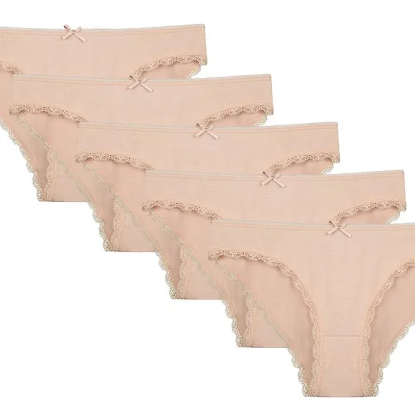 Ženske Gaćice Klasični Model Čipka